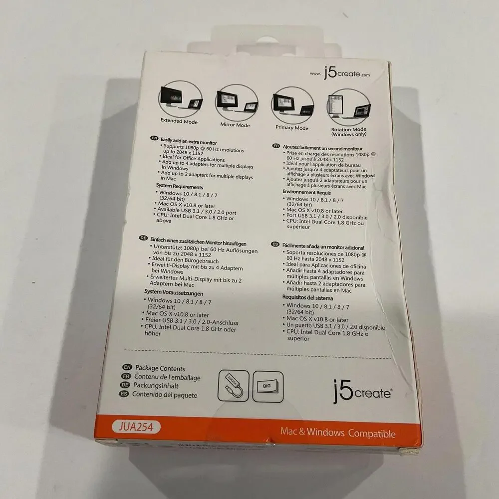 j5create USB™ to HDMI™ Multi-Monitor Adapter